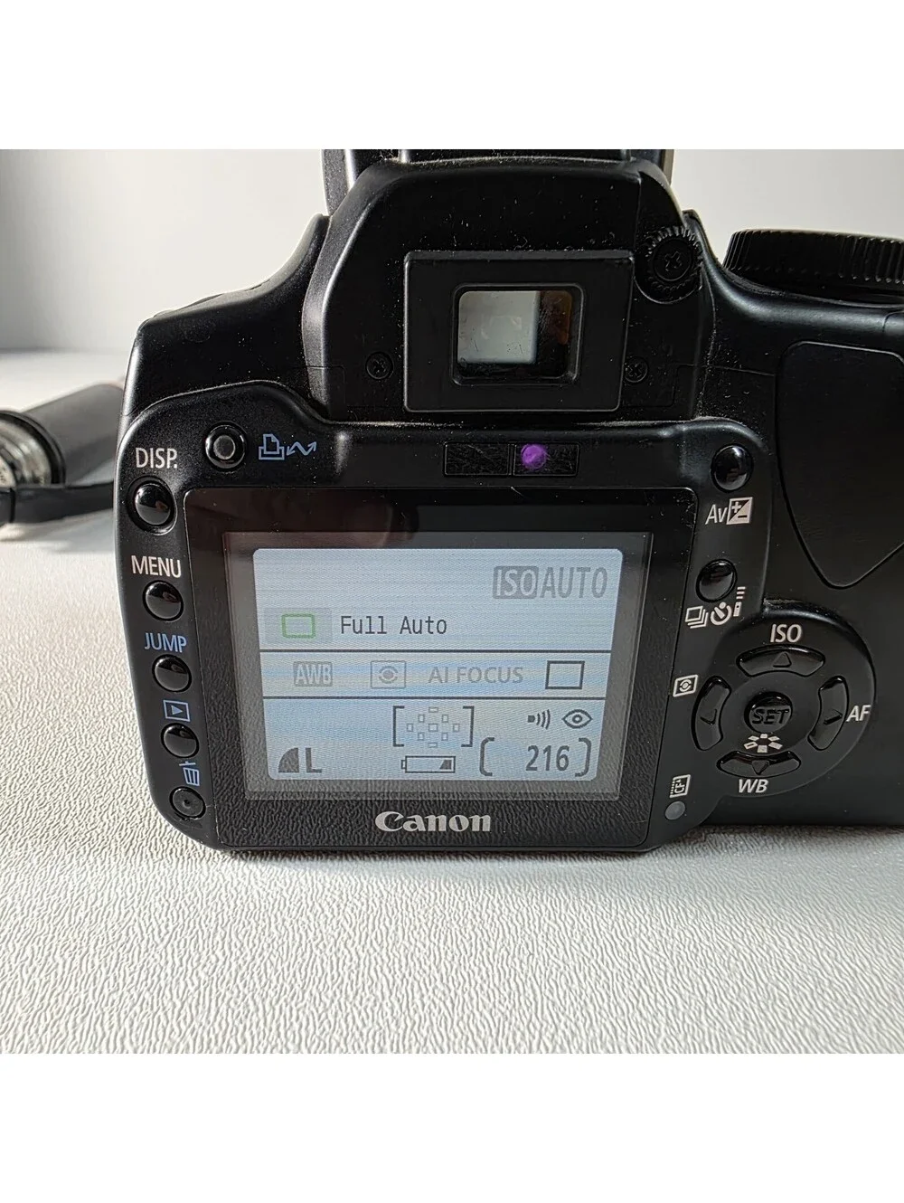 Canon EOS Digital Rebel XTi 400D DSLR 10.1MP EF 35-80mm Canon Lens Battery Card